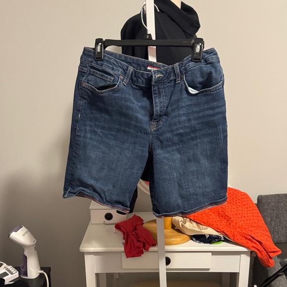 Tommy Hilfiger Pants - Tommy Hilfiger Dark Blue Jean Shorts